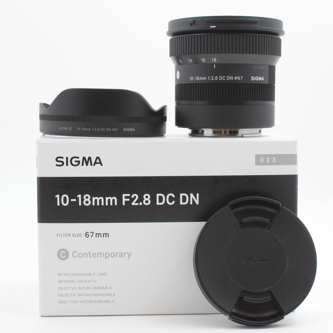 * OPEN BOX FAIR * Sigma 10-18mm f/2.8 DC DN Contemporary Lens for Sony E