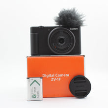 * OPEN BOX EXCELLENT * Sony ZV-1F Vlogging Camera (Black)