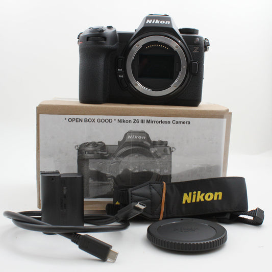 * OPEN BOX GOOD * Nikon Z6 III Mirrorless Camera
