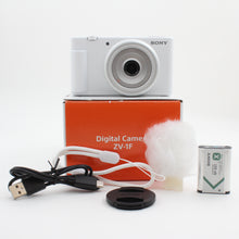 * OPEN BOX EXCELLENT * Sony ZV-1F Vlogging Camera (White)
