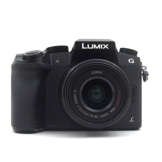 * USED * Panasonic Lumix DCM-G7 w/ Lumix G Vario 14-42mm f/3.5-5.6 Lens - 4179 S.C.
