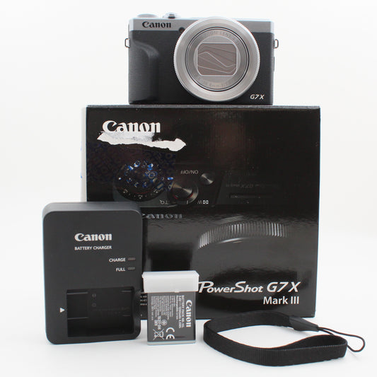 * OPEN BOX EXCELLENT * Canon PowerShot G7 X Mark III Digital Camera (Silver)