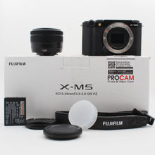 * OPEN BOX GOOD * Fujifilm X-M5 Mirrorless Camera with XC 15-45mm f/3.5-5.6 Lens (Black)