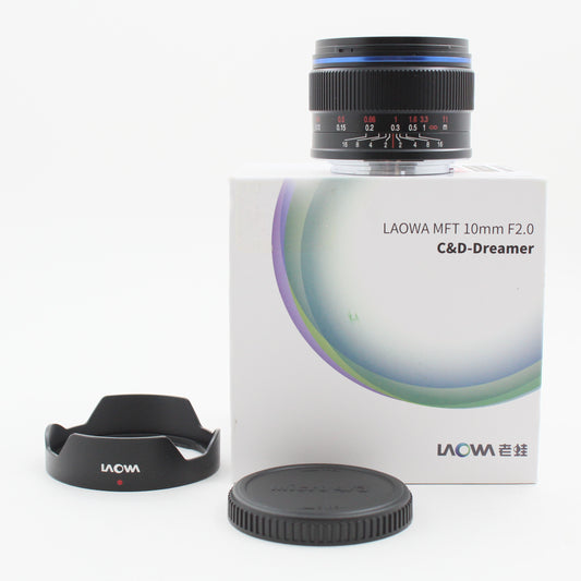 * OPEN BOX GOOD * Laowa 10mm f/2 Zero-D Lens for Micro Four Thirds
