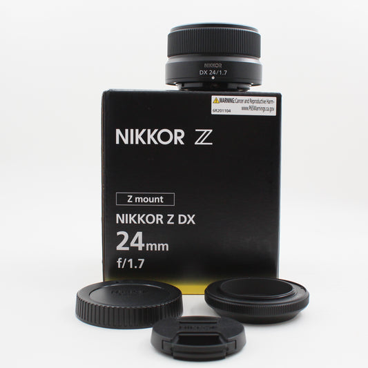 * OPEN BOX EXCELLENT * Nikon NIKKOR Z DX 24mm f/1.7 Lens