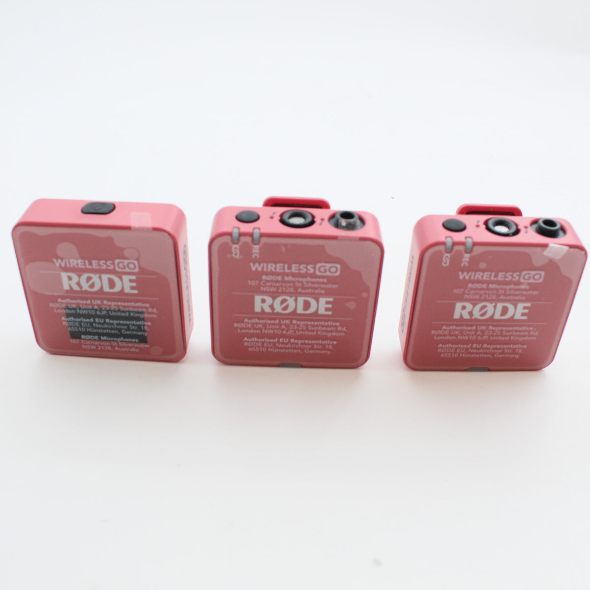 * OPEN BOX EXCELLENT * RODE Wireless GO (Gen 3) 2-Person Compact Digital Wireless Microphone System/Recorder (2.4 GHz, Rose)