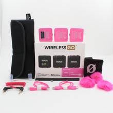 * OPEN BOX EXCELLENT * RODE Wireless GO (Gen 3) 2-Person Compact Digital Wireless Microphone System/Recorder (2.4 GHz, Pink)
