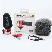 * OPEN BOX EXCELLENT * RODE VideoMicro II Ultracompact Camera-Mount Shotgun Microphone for Cameras and Smartphones