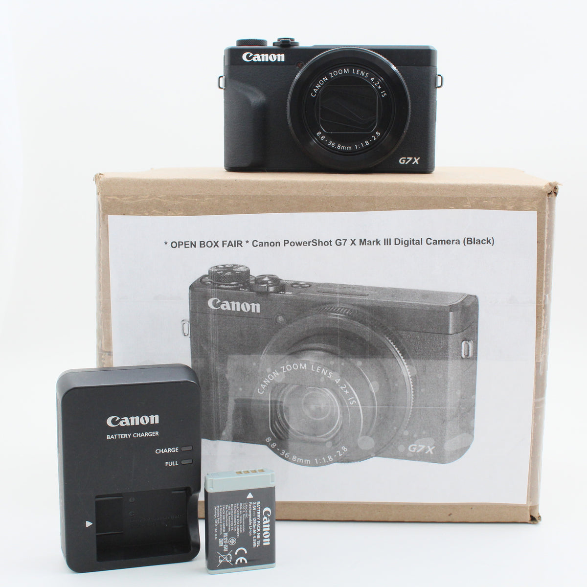 * OPEN BOX FAIR * Canon PowerShot G7 X Mark III Digital Camera (Black)