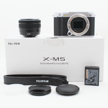 * OPEN BOX EXCELLENT * Fujifilm X-M5 Mirrorless Camera with XC 15-45mm f/3.5-5.6 Lens (Silver)