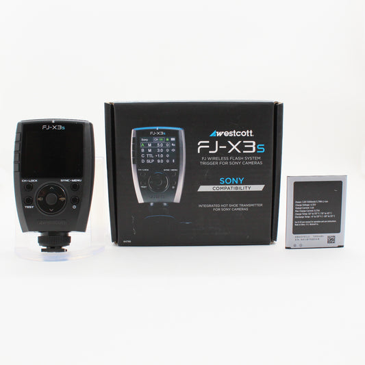* OPEN BOX FAIR * Westcott FJ-X3 S Wireless Flash Trigger for Sony Cameras