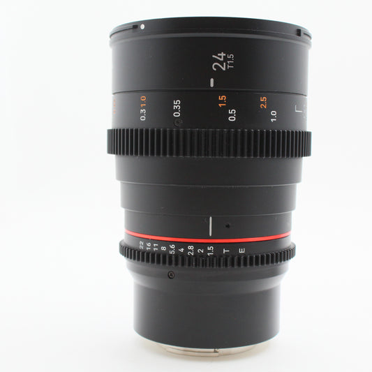 * USED * Rokinon 24mm T1.5 DSX High-Speed Cine Lens Sony E Mount