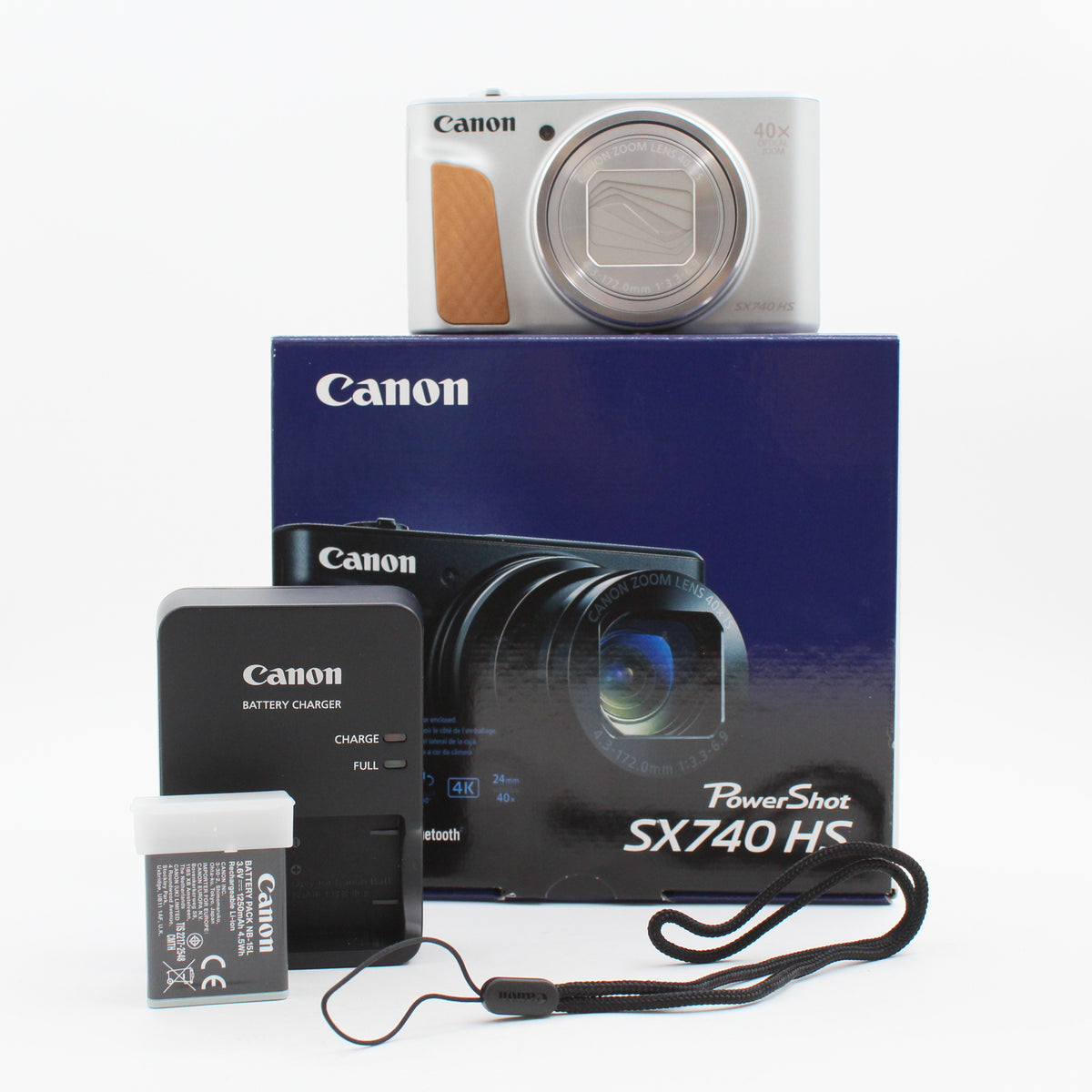 * OPEN BOX GOOD * Canon PowerShot SX740 HS Digital Camera (Silver)