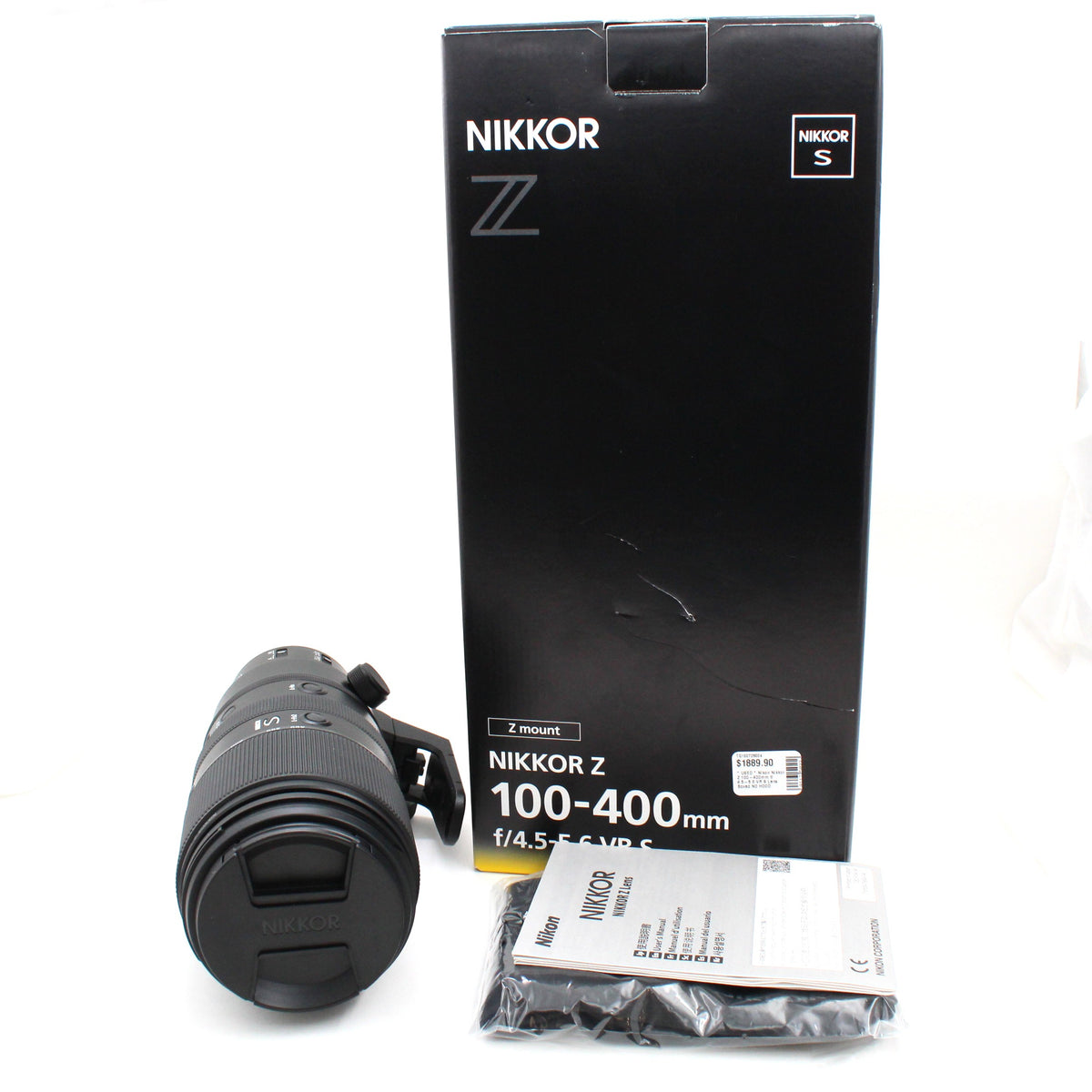 * USED * Nikon Nikkor Z 100-400mm f/4.5-5.6 VR S Lens Boxed NO HOOD
