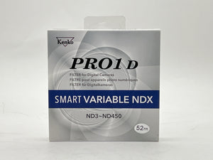 Kenko PRO1D Smart Variable ND X3-450 Filter - 52mm at PROCAM | procam.com