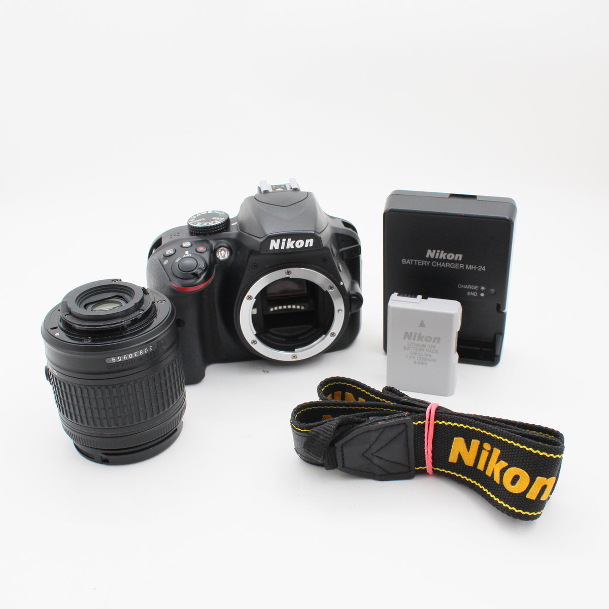 * USED * Nikon D3400 w/ Nikon AF-P DX Nikkor 18-55mm f/3.5-5.6G VR Lens - 6536 Shutter Ct.
