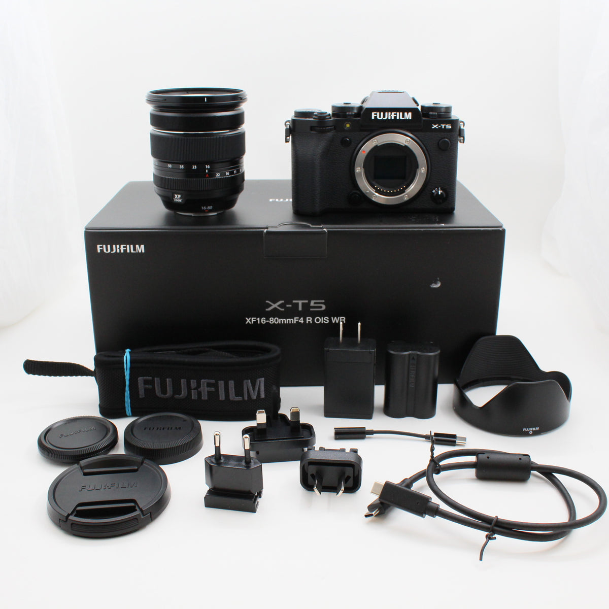 * OPEN BOX EXCELLENT * Fujifilm X-T5 Mirrorless Camera with 16-80mm f/4 Lens (Silver)