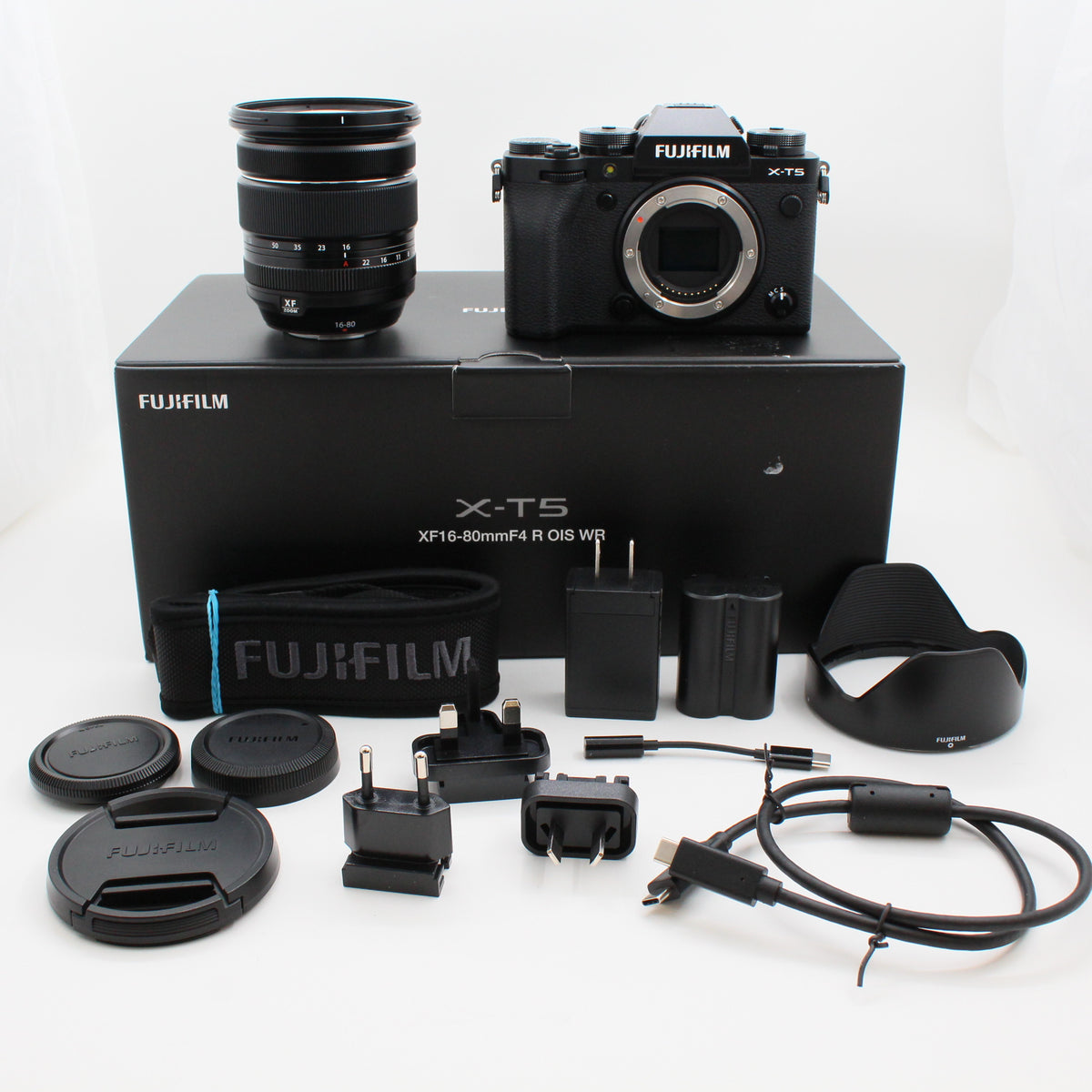 * OPEN BOX EXCELLENT * Fujifilm X-T5 Mirrorless Camera with 16-80mm f/4 Lens (Silver)