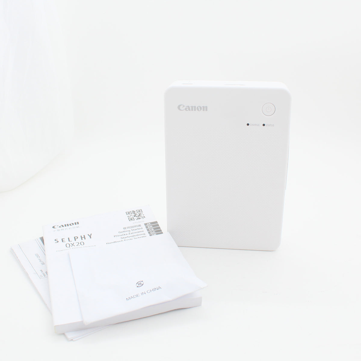 * USED * Canon SELPHY QX20 Compact Photo Printer (White) AS IS