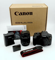 * USED * Canon Rebel T7 DSLR Camera SHUTTER 66 with Canon EF-S 18-55mm f/3.5-5.6 IS II Lens