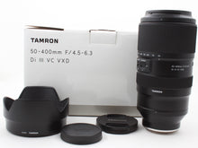 * OPEN BOX EXCELLENT * Tamron 50-400mm f/4.5-6.3 Di III VC VXD Lens for Sony E