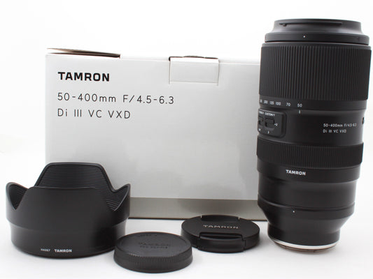 * OPEN BOX EXCELLENT * Tamron 50-400mm f/4.5-6.3 Di III VC VXD Lens for Sony E