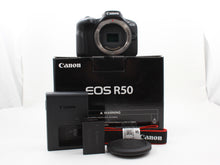 * OPEN BOX EXCELLENT * Canon EOS R50 Mirrorless Camera (Body Only, Black)