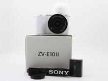 * OPEN BOX GOOD * Sony ZV-E10 II Mirrorless Camera with E PZ 16-50mm Lens (White)