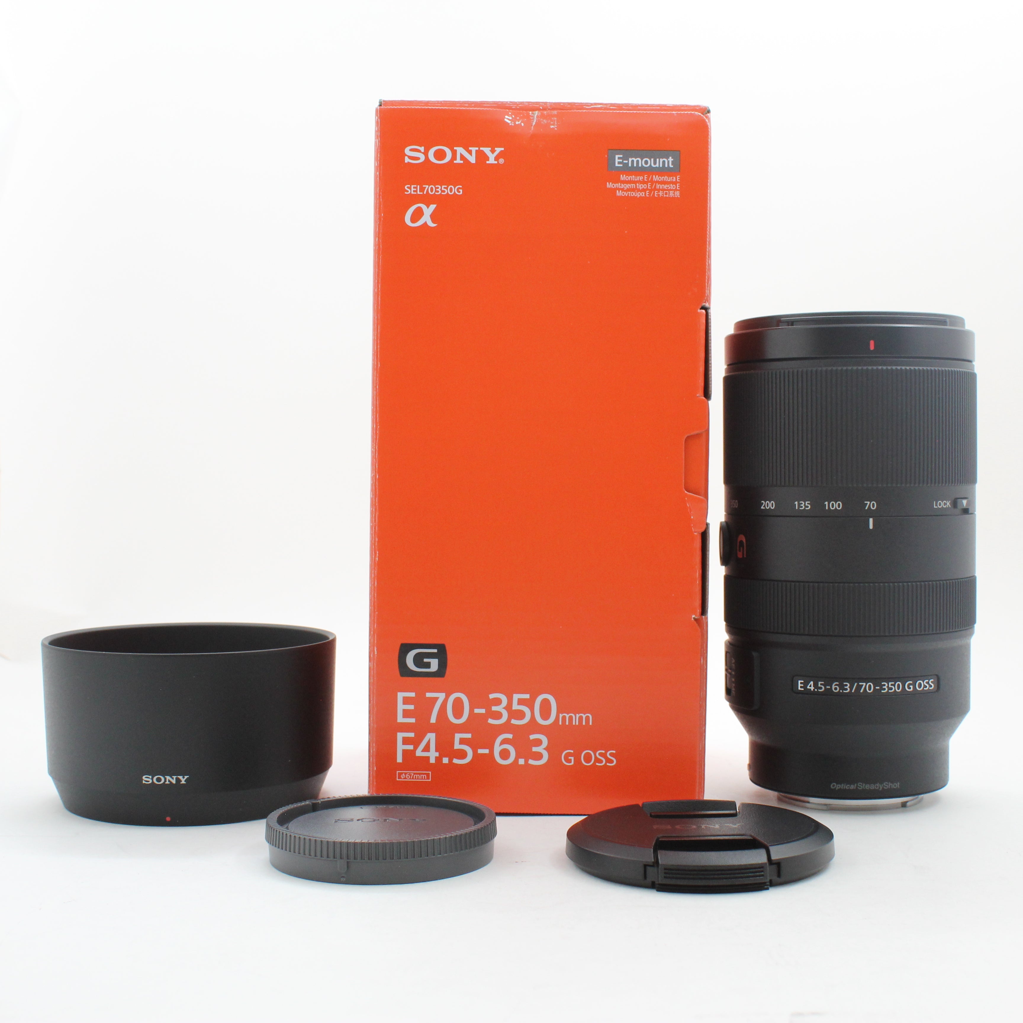 * OPEN BOX EXCELLENT * Sony E 70-350mm f/4.5-6.3 G OSS Lens