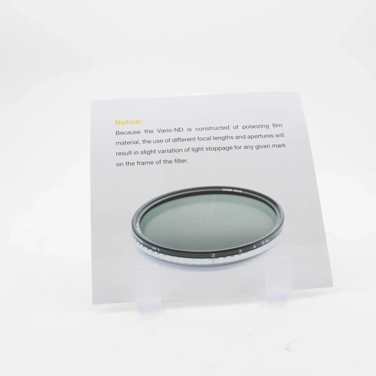 * OPEN BOX EXCELLENT * NiSi 49mm True Color ND-VARIO Pro Nano 1-5 Stop Variable Neutral Density Filter at PROCAM | procam.com