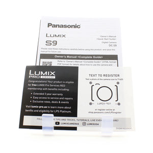 * OPEN BOX EXCELLENT * Panasonic Lumix S9 Mirrorless Camera at PROCAM | procam.com