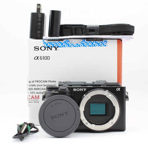 *** OPEN BOX EXCELLENT *** Sony Alpha a6100 Mirrorless Digital Camera (Body Only)