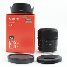 * OPEN BOX EXCELLENT * Sony E 15mm f/1.4 G Lens