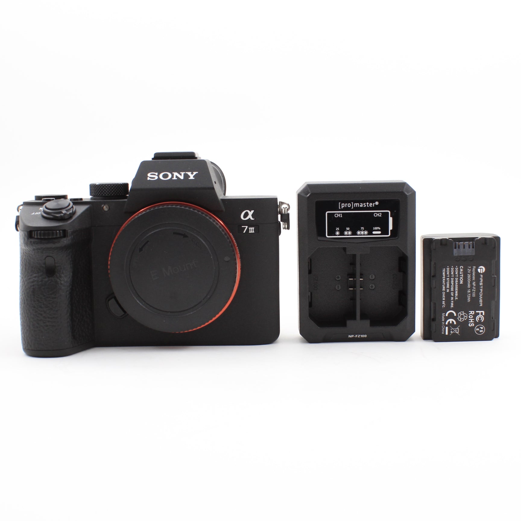 * USED * Sony a7 III Mirrorless Camera Body Only SHUTTER 1826