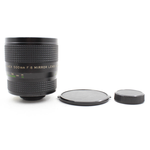 * USED * Hanimex 500mm f/8 Mirror Lens M42 Screw Mount