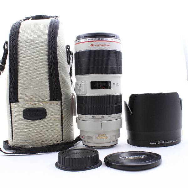 * USED * Canon EF 70-200mm f/2.8 L IS USM Lens with Hood and Case