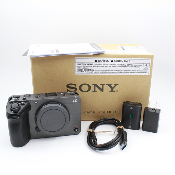 *** OPEN BOX EXCELLENT *** Sony FX30 Digital Cinema Camera (Body Only)