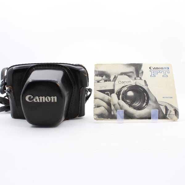 * USED * Canon FT QL 35mm Film Camera with Canon FL 55mm f/1.2 Lens