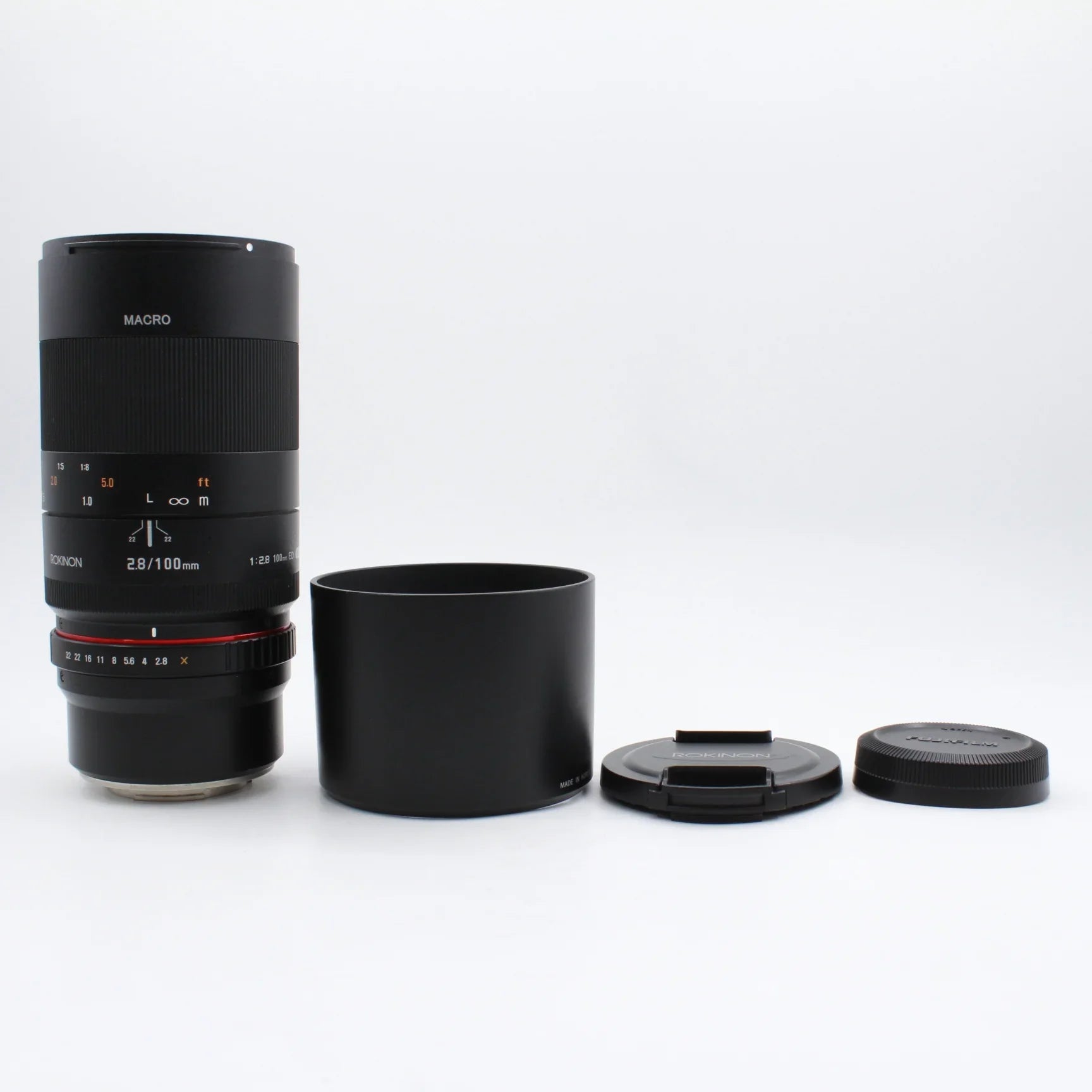 * USED * Rokinon 100mm F2.8 ED UMC Telephoto Macro Lens for Fuji X Mount at PROCAM | procam.com