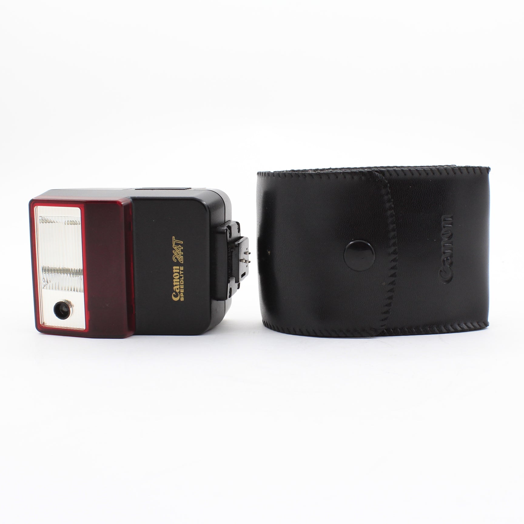 * USED * Canon Speedlite 244T with Case Tested/Works