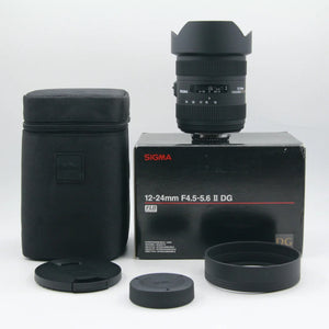 * OPEN BOX EXCELLENT * Sigma 12-24mm F4.5-5.6 EX DG ASP HSM II Wide-Angle Zoom Lens (For Nikon) at PROCAM | procam.com