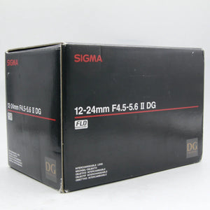 * OPEN BOX EXCELLENT * Sigma 12-24mm F4.5-5.6 EX DG ASP HSM II Wide-Angle Zoom Lens (For Nikon) at PROCAM | procam.com