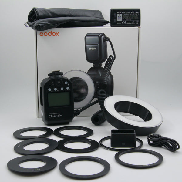 *** OPEN BOX Excellent *** Godox MF-R76 Macro Ring Flash