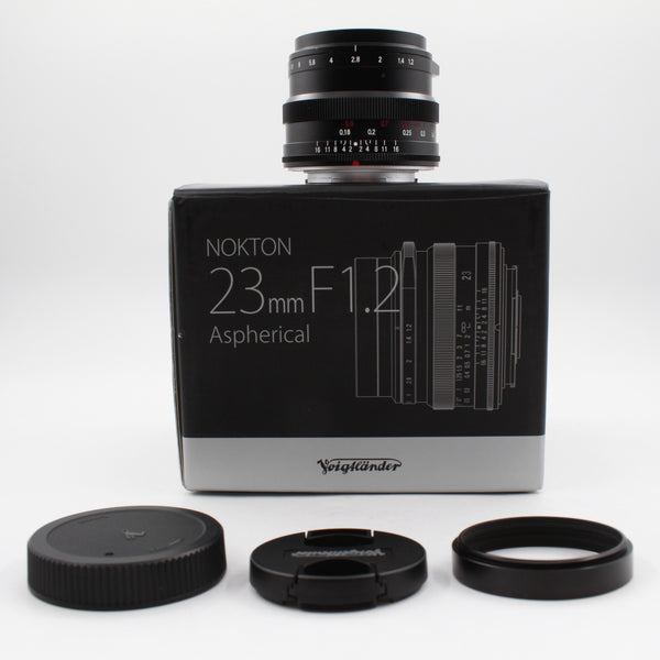 *** USED *** Voigtlander Nokton 23mm f/1.2 Lens Fuji X Mount Boxed