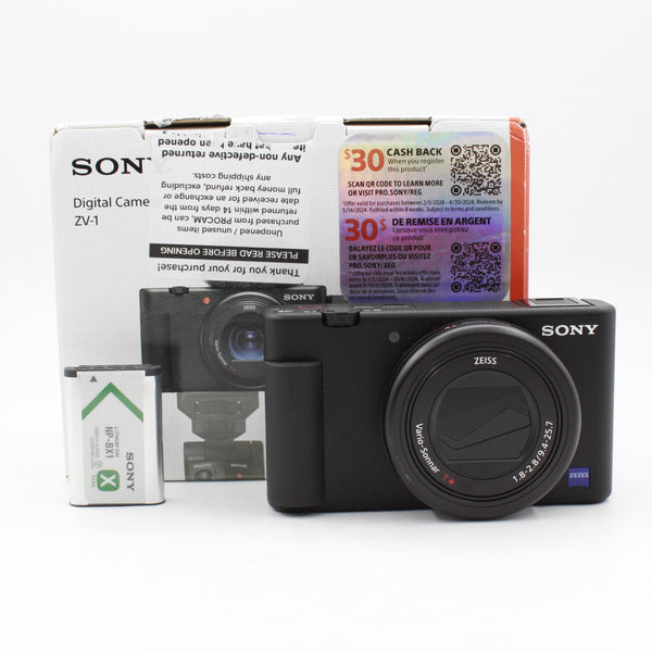 *** OPEN BOX FAIR *** Sony ZV-1 Digital Camera (Black)