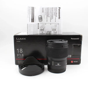* OPEN BOX EXCELLENT * Panasonic Lumix S 18mm f/1.8 Lens (Leica L-Mount) at PROCAM | procam.com