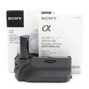 * OPEN BOX EXCELLENT * Sony Vertical Battery Grip for Alpha a7 or a7R Digital Camera (Black) at PROCAM | procam.com
