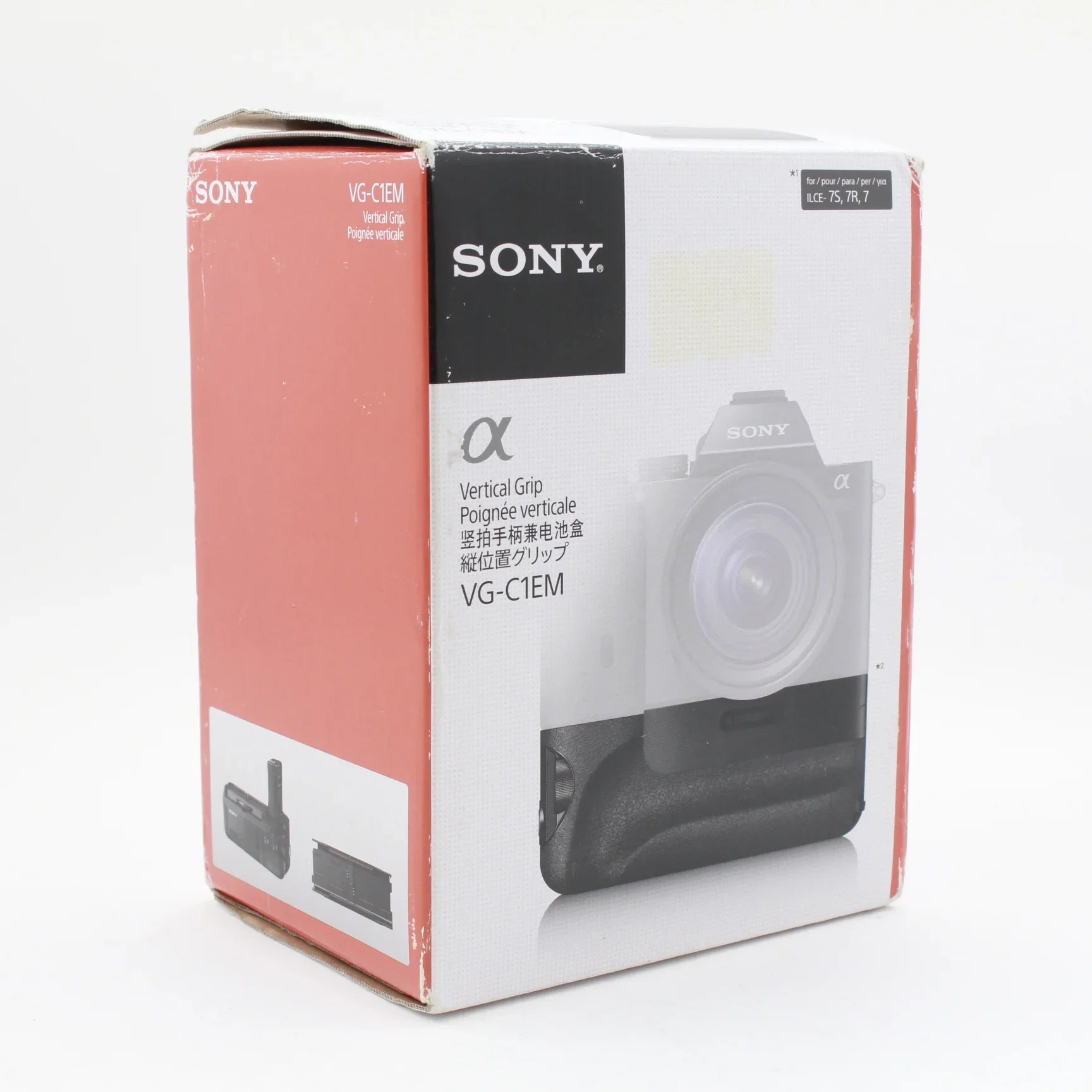 * OPEN BOX EXCELLENT * Sony Vertical Battery Grip for Alpha a7 or a7R Digital Camera (Black) at PROCAM | procam.com