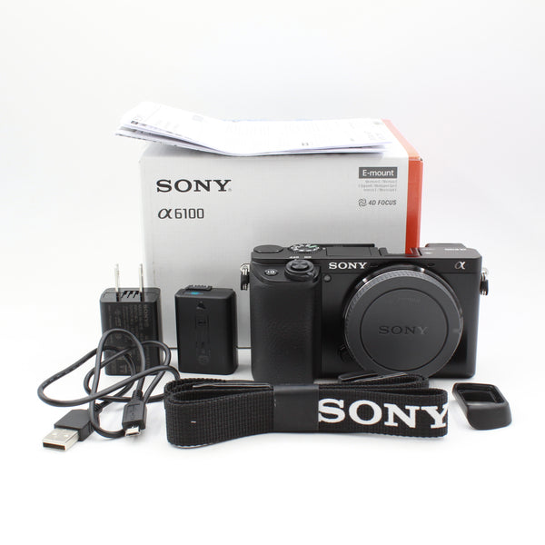 *** OPEN BOX EXCELLENT *** Sony Alpha a6100 Mirrorless Digital Camera (Body Only)