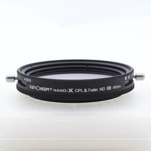 * USED * K&F Concept Nano-X CPL & Fader ND HD 49mm at PROCAM | procam.com